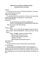 Bài thực tập định lượng các anion vô cơ trong mẫu nước bằng phương pháp sắc ký ion | Lí thuyết Hoá đại cương | Trường Đại học khoa học Tự nhiên