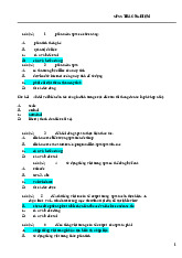 Trắc nghiệm Spss có đáp án | Đại học Y Dược Thái Bình