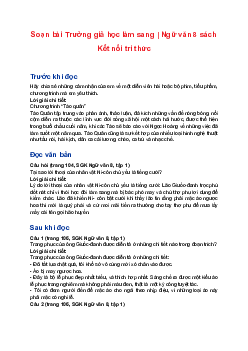 Soạn bài Trưởng giả học làm sang | Ngữ văn 8 sách Kết nối tri thức