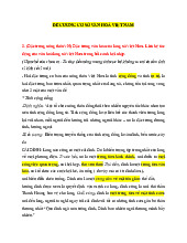 Đề Cương Môn Cơ sở văn hóa Việt Nam | Đại học Sư Phạm Hà Nội