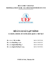 Đề cương môn thương mại điện tử - trường đại học kinh tế- tài chính thành phố Hồ chí minh