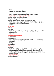 Quan hệ lao động trong tổ chức | Trường đại học Lao động - Xã hội