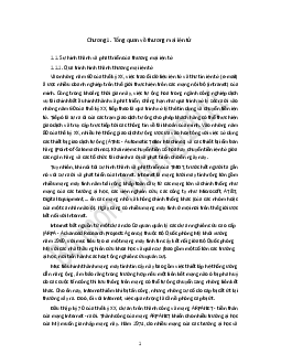 Giáo trình chương 1:Tổng quan về thương mại điện tử trường đại học thương mại