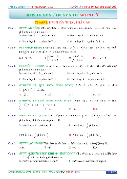 Tuyển tập một số bài toán trắc nghiệm số phức trong các đề thi thử – Trần Văn Tài Toán 12