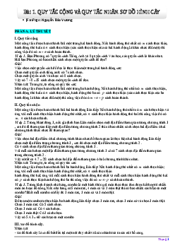 Bài tập đại số tổ hợp Toán 10 Cánh Diều