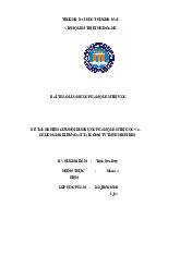 Nghiên cứu nội dung học phần Quản trị học và chức năng kiểm soát tại Công ty TNHH Nichirin Việt Nam | Bài thảo luận quản trị học