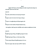 Đáp án đường lối cách mạng đảng cộng sản việt nam - Pháp luật Đại cương | Trường Đại học Bách khoa Thành phố Hồ Chí Minh