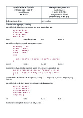 Đề thi Cuối kỳ Môn Kỹ thuật lập trình | Đại học Bách Khoa Hà Nội