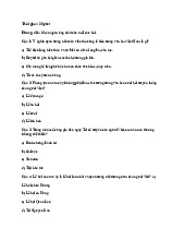 [TỔNG HỢP]  Câu hỏi trắc nghiệm CSVN  | Trường Đại học Hồng Đức