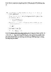 Giải đáp bài tập và phân tích cơ bản môn Kinh tế vi mô 1 | Học viện Tài chính