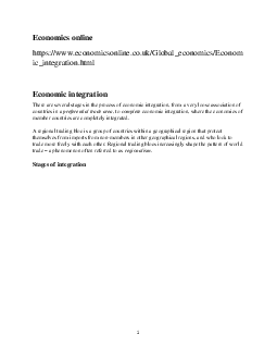 Tài liệu Speaking : Economic môn Tiếng Anh A1 | Đại học Thăng Long