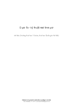 Kỹ thuật Real-Time PCR