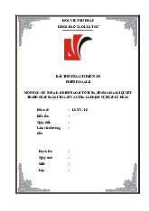 Bài thu hoạch diễn án phiên hòa giải kết hợp thương mại | Môn Đàm phán hòa giải - Học viện Tư pháp