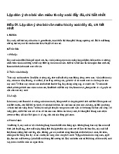 Lập dàn ý cho bài văn miêu tả cây xoài đầy đủ, chi tiết nhất | Tập làm văn Lớp 4