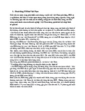 Hoạt động FDI Tác động đến tăng trưởng và chuyển dịch cơ cấu kinh tế tại Việt Nam
