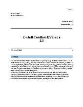 Basic Linux academic and C Shell cook book môn Linux hệ nhúng theo chuẩn kỹ năng ITSS | Trường Đại học Bách Khoa Hà Nội