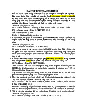 Bài tập tham khảo thi học kì môn Luật dân sự | Học viện Tòa án