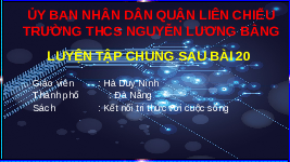 Giáo án điện tử Toán 8 Kết nối tri thức: Luyện tập chung (trang 106)