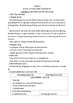 Giáo án Tiếng Việt lớp 4 Tuần 33 | Cánh Diều
