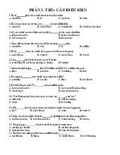 300 câu trắc nghiệm english theo chủ đề -Trường đại học Văn Lang