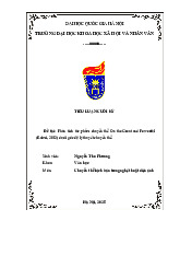 Phân tích  tác phẩm chuyển thể Oz the Great and Powerful (Raimi, 2013) dưới góc độ lý thuyết chuyển thể | Tiểu luận nghệ thuật điện ảnh