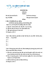 Đề kiểm tra giữa kỳ môn Quản trị du lịch | Học viện Phụ nữ Việt Nam