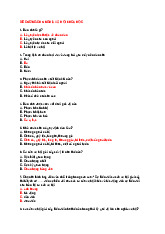 Đề cương môn Chủ nghĩa xã hội khoa học  - trường đại học Lao động xã hội