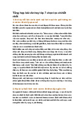 Tổng hợp bài văn hay lớp 7 chọn lọc chi tiết nhất