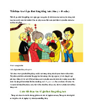 Viết đoạn văn về gia đình bằng tiếng Anh - Tiếng anh 12