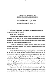 Bài kiểm tra tự luận môn Tư pháp quốc tế - Pháp luật đại cương | Trường Đại học Mở Hà Nội