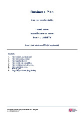 Kế họach khởi nghiệp kinh doanh | Môn kinh doanh quốc tế