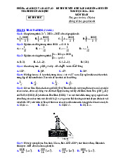 Đề thi thử tuyển sinh lớp 10 môn Toán năm 2025 – 2026 phòng GD&ĐT TP Nam Định