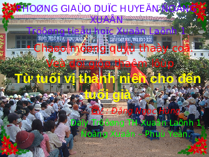 Giáo án điện tử Khoa học 5 Cánh diều: Từ tuổi vị thành niên cho đến tuổi già