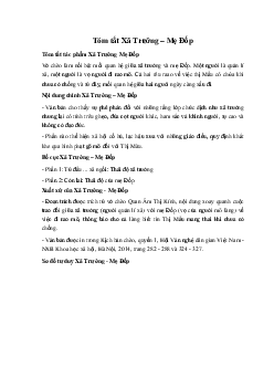 Tóm tắt Xã Trưởng – Mẹ Đốp Ngữ Văn 10 sách Chân Trời Sáng Tạo