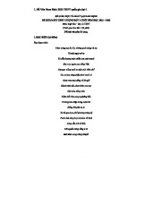 Đề khảo sát chất lượng môn Văn lớp 12 Nam Định 2022 - Đợt 1