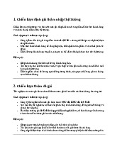 Các chiến lược định giá chi tiết của approach môn Chiến lược Marketing | Trường Quốc tế - Đại học Quốc gia Hà Nội