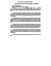 Lời Tuyên Thệ Đảng Viên Mới - Đảng Cộng Sản Việt Nam