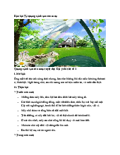 Tả quang cảnh sau cơn mưa | Tập làm văn 5 Kết nối tri thức