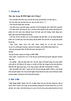 Soạn bài Quan thanh tra | Ngữ văn 12 Cánh diều (Tập 1)