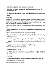 Câu hỏi ôn thi hết học phần Tổng hợp và phân tích môn Luật so sánh | Trường Đại học Luật Hà Nội
