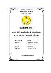 Chủ đề: Hà Nội chiến thắng 12 ngày đêm năm 1972, trong cuộc kháng chiến chống Mỹ | Lịch sử Đảng Cộng sản Việt Nam