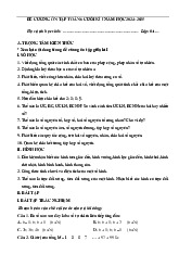 Đề cương ôn tập toán 6 cuối kỳ 1