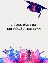 Hướng dẫn viết lời mở đầu tiểu luận chuẩn nhất