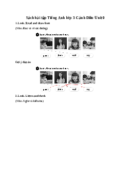 Giải Unit 0 Getting Started tiếng Anh 3 Explore Our World