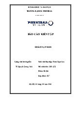 Bài báo cáo thực tập tại khách sạn Sojo | Khoa Du Lịch | Trường Đại học Phenikaa