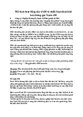 Mô hình hoạt động của GSM và chiến lược khác biệt hóa thông qua Xanh SM | Môn Quản trị chiến lược - Đại học Kinh Tế Quốc Dân