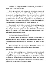 Lí thuyết chương IV: Các biện pháp giảm thiểu hạn chế về tác động tăng giá điện hiện nay