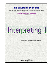 Giáo trình phương pháp dịch -  Lý thuyết dịch | Trường Đại học Ngoại ngữ, Đại học Đà Nẵng