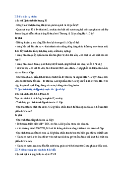 Giải sách giáo khoa môn Lịch sử 6 bài 6 Ai Cập cổ đại | Chân trời sáng tạo