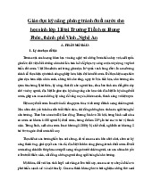 Giáo dục Kỹ Năng Phòng Tránh Đuối Nước | Môn Giáo dục tiểu học - Đại học Vinh